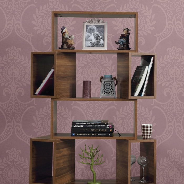 Hanah Home Estantería Box - Walnut